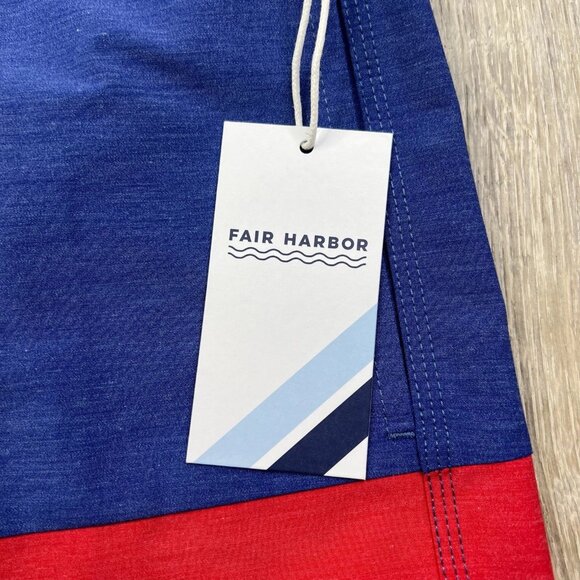 NEW Fair Harbor OG Jupiter Colorblock Nautilus Board Shorts Men’s Size 33 - Picture 3 of 15
